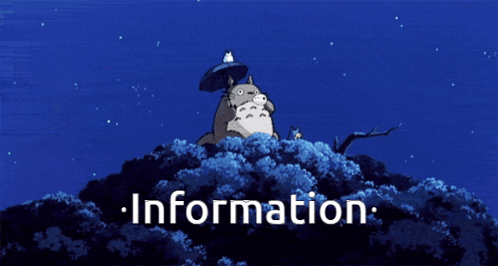 Studio Ghibli Information GIF - Studio Ghibli Information Totoro GIFs