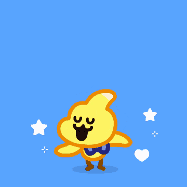 a cartoon character giving a thumbs up with the words thank you