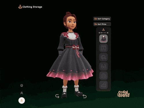 a video game called coral island is being played on a computer