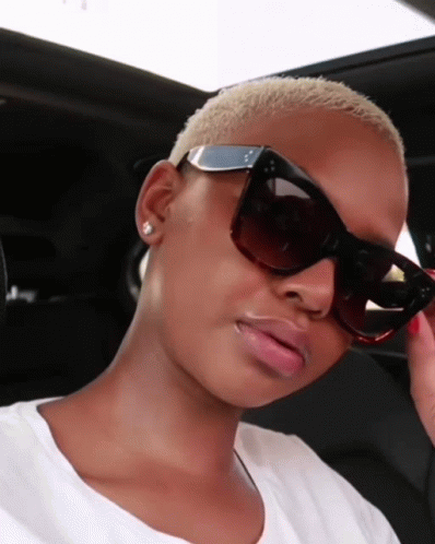 Mihlali See Clearly GIF - Mihlali See Clearly Take Off Sunglasses GIFs