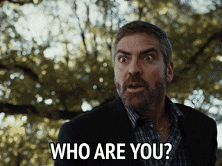George Clooney Who Are You GIF - George Clooney Who Are You Burn After Reading GIFs