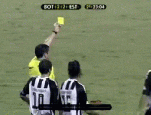 Andre Luiz Botafogo Yellow Card GIF - Andre Luiz Botafogo Yellow Card GIFs