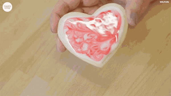 Heart Cookie Pretty Design GIF - Heart Cookie Pretty Design Baking GIFs
