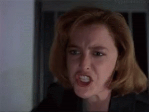 Xfiles Scully GIF - Xfiles Scully Mad GIFs