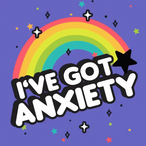Ive Got Anxiety Rainbow GIF - Ive Got Anxiety Rainbow GIFs