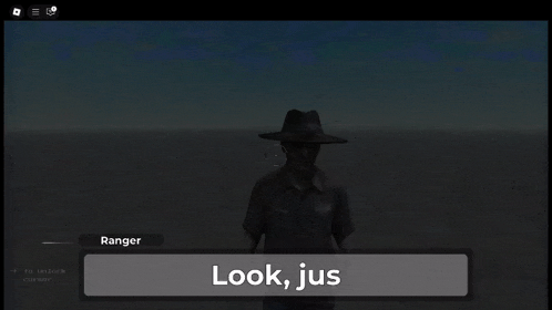a screenshot of a video game with the name ranger on the screen