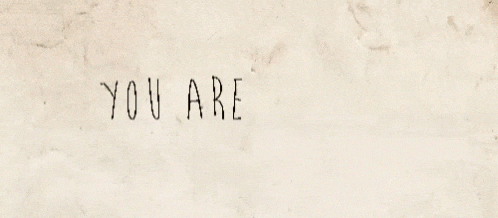 the words you are wonderful are written on a piece of paper