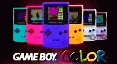 Game Boy Color 90s GIF - Game Boy Color Game Boy 90s GIFs