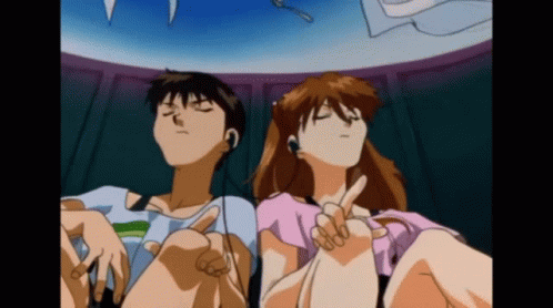 Evangelion Shinji GIF - Evangelion Shinji Asuka GIFs