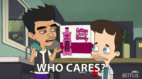 Who Cares Not Me GIF