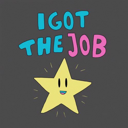 I Got The Job Job Search Success GIF - I Got The Job Job Search Success Recruitment Sucess GIFs