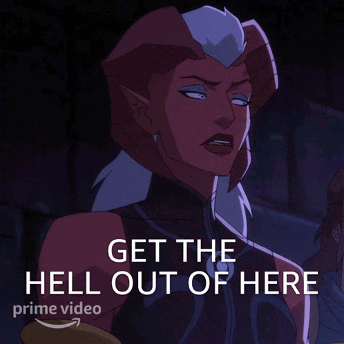 Get The Hell Out Of Here Zahra Hydris GIF - Get The Hell Out Of Here Zahra Hydris The Legend Of Vox Machina GIFs