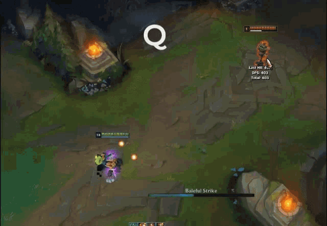 a screenshot of a video game with q flash combo written on it