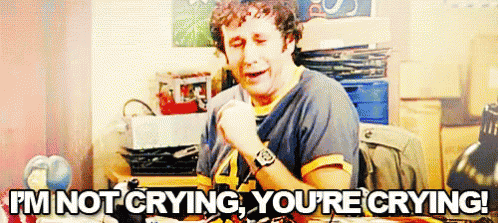 You'Re Crying GIF - Crying Sensitive Not Crying GIFs