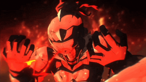 a cartoon character with a helmet on is surrounded by fire