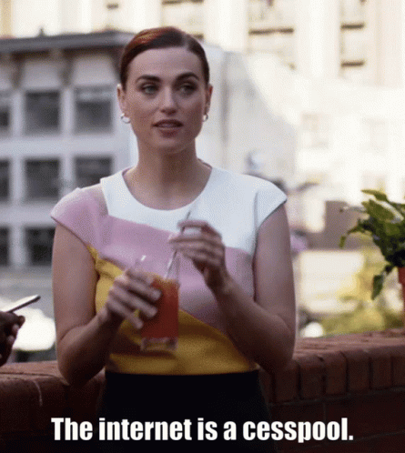 Internet Is A Cesspool Katie Mcgrath GIF - Internet Is A Cesspool Katie Mcgrath Lena Luthor GIFs