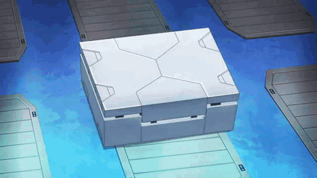 a white box with the letters a and b on the side