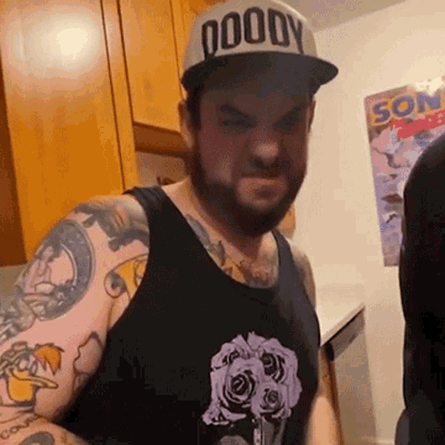 Pulling A Face Doodybeard GIF - Pulling A Face Doodybeard Doing A Silly Face GIFs