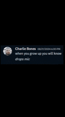 a painting of a soldier with a message from charlie bones on the bottom
