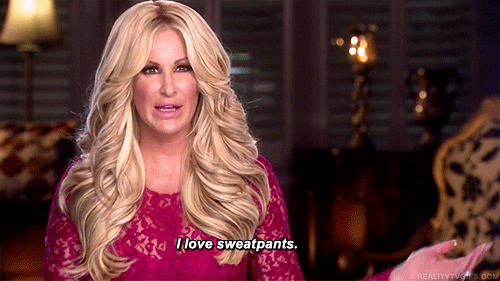 Well Who Doesn'T? GIF - Reality Real Housewives Sweatpants GIFs