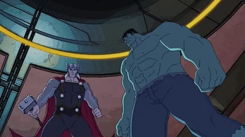 Thor Hulk GIF - Thor Hulk High Five GIFs