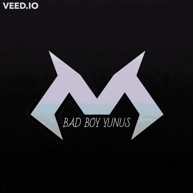 a logo for bad boy yunus with a black background