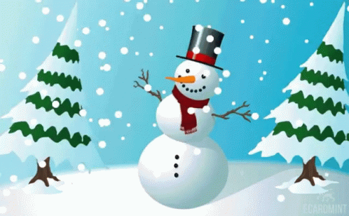 Christmas Snowman GIF - Christmas Snowman Trees GIFs