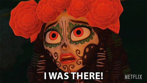 a cartoon character says i was there on a netflix ad