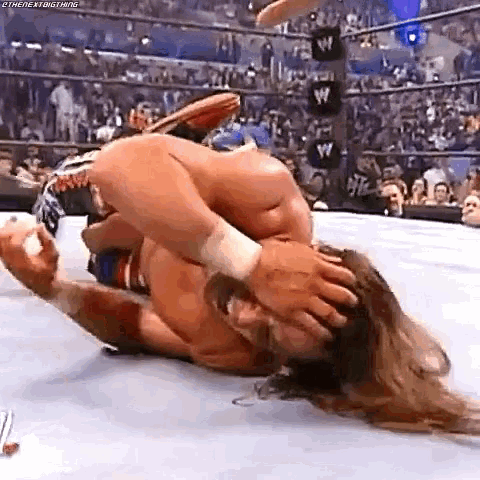 Kurt Angle Ankle Lock GIF - Kurt Angle Ankle Lock Shawn Michaels GIFs