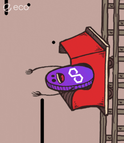 a cartoon drawing of a roller coaster with the number 8 on the side