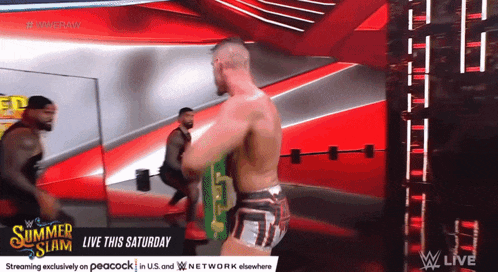 a wrestling match is being streamed on peacock in the u.s. and elsewhere