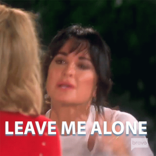 Leave Me Alone Kyle Richards GIF - Leave Me Alone Kyle Richards Real Housewives Of Beverly Hills GIFs