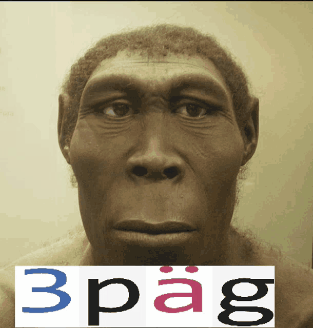 a close up of a man 's face with the letters 3pag on the bottom right