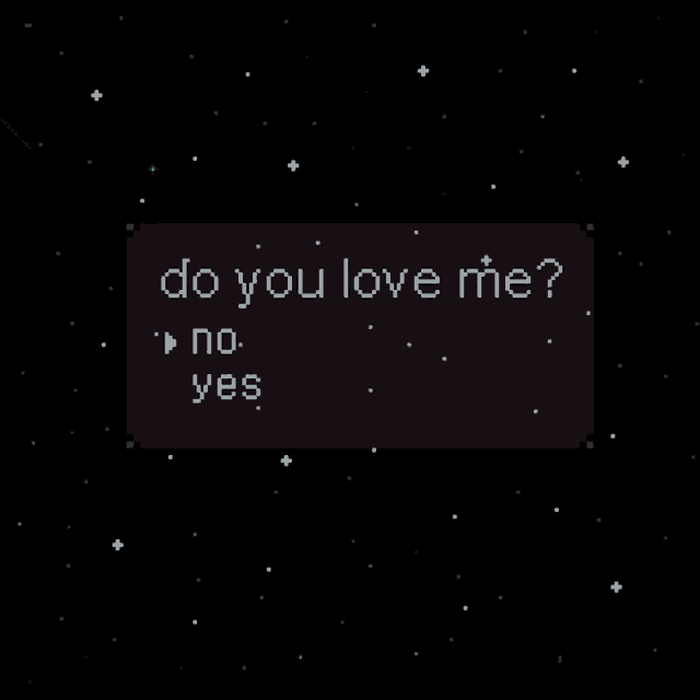 a gray background with the words do you love me on it