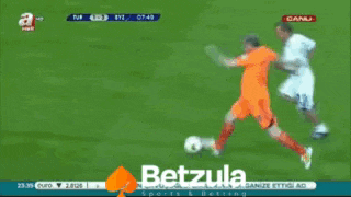 a soccer goal with a betzula logo on the bottom