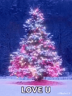 Love You Christmas Tree GIF - Love You Christmas Tree GIFs