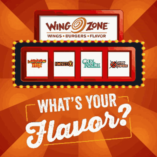 Wing Zone Whats Your Flavor GIF - Wing Zone Whats Your Flavor Wings GIFs