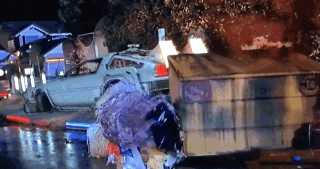 Back To The Future Doc Brown GIF - Back To The Future Doc Brown Flying Car GIFs