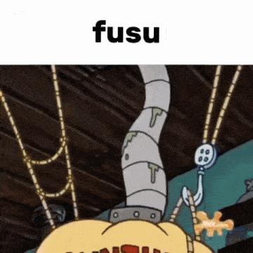 a picture of a cartoon character with the word fuse above it .