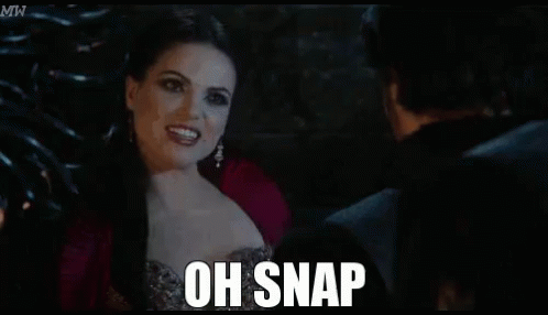 Oh Snap - Once Upon A Time GIF - Evil Queen Regina Mills Queen Regina GIFs