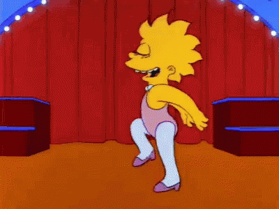 She'S A Maniac - The Simpsons GIF - The Simpsons Maniac Dancing GIFs