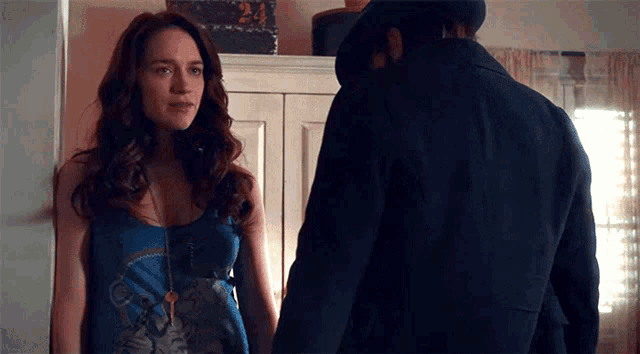 Belly Touch Doc Holliday GIF - Belly Touch Doc Holliday Wynonna Earp GIFs