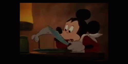 Mickey Mouse Cutting GIF - Mickey Mouse Cutting Bread GIFs