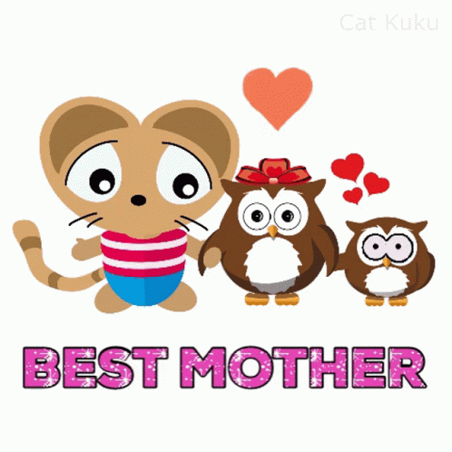 Mother Cat Kuku GIF - Mother Cat Kuku Best Mom GIFs