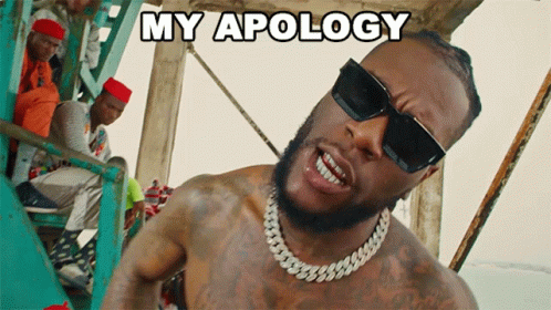 My Apology Burna Boy GIF - My Apology Burna Boy Odogwu GIFs