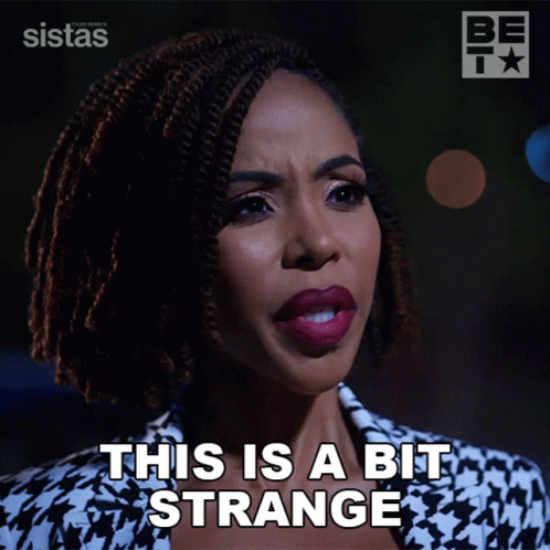 This Is A Bit Strange Andrea Barnes GIF - This Is A Bit Strange Andrea Barnes Sistas GIFs