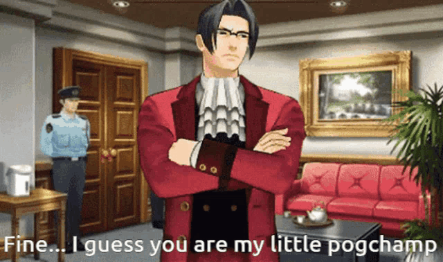 Ace Attorney Miles Edgeworth GIF