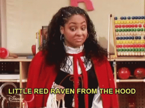 Little Red Raven From The Hood GIF - Thats So Raven Raven Symone Little Red Raven From The Hood GIFs