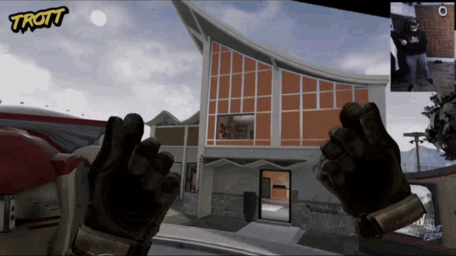 a screenshot of a video game with trot written on the top