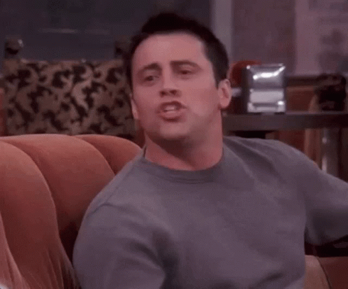Joey Doesnt Share Food Pointing GIF - Joey Doesnt Share Food Joey Pointing GIFs